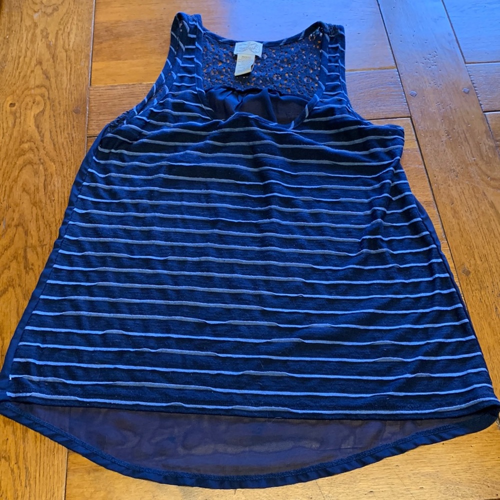 Tank top blue striped size S